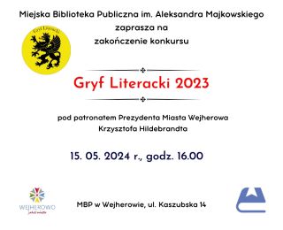Zakończenie konkursu "Gryf Literacki 2023"