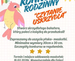 Konkurs rodzinny "Czytanie uskrzydla"