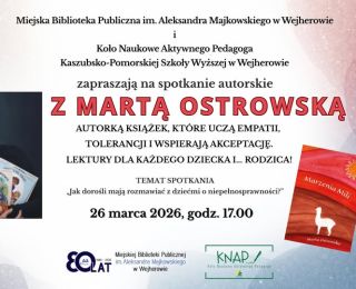 Spotkanie autorskie z Martą Ostrowską